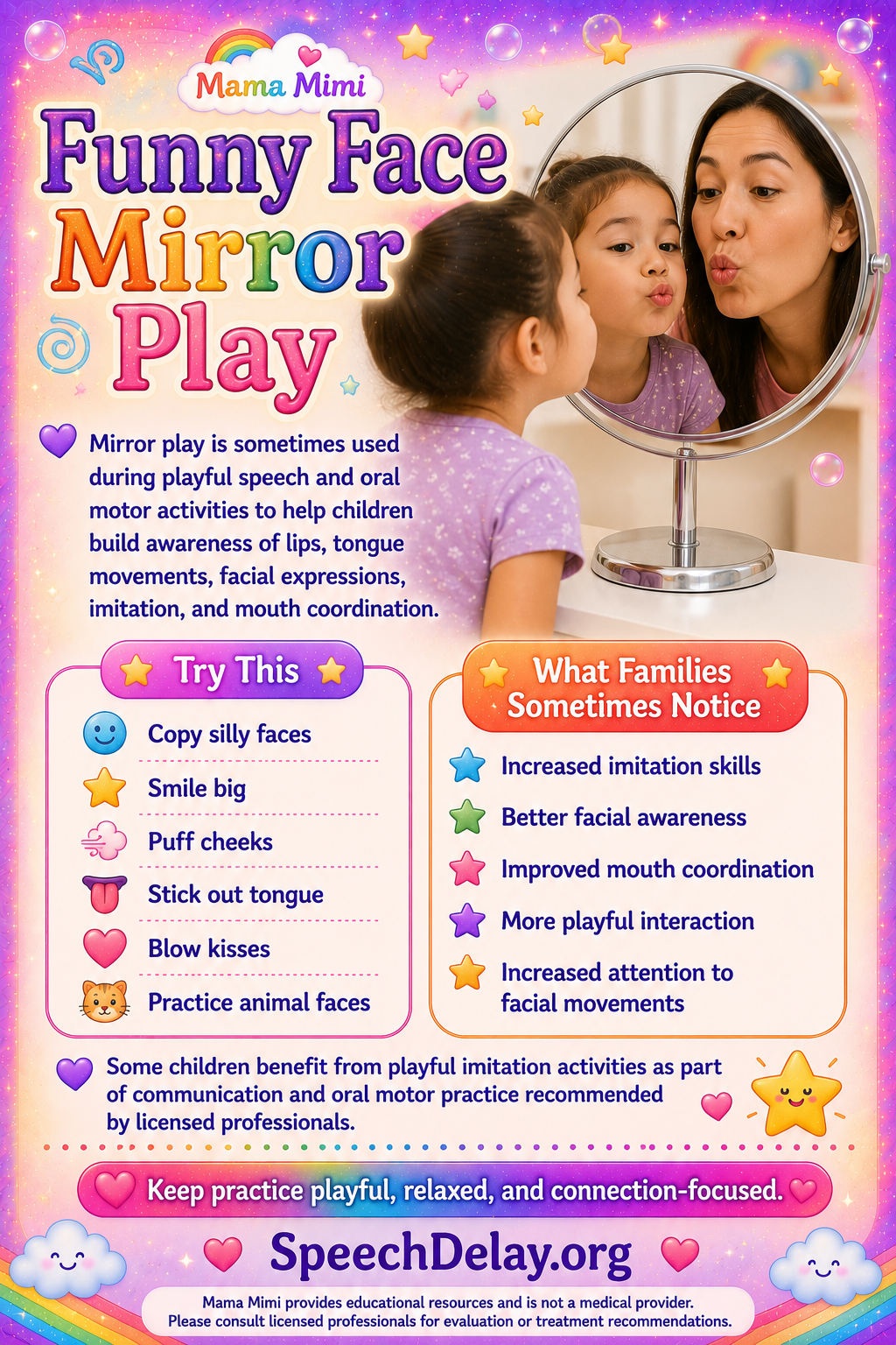 Preview of Funny Face Mirror Play