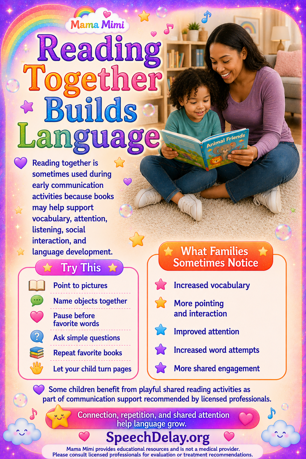 Preview of Reading Together Builds Language