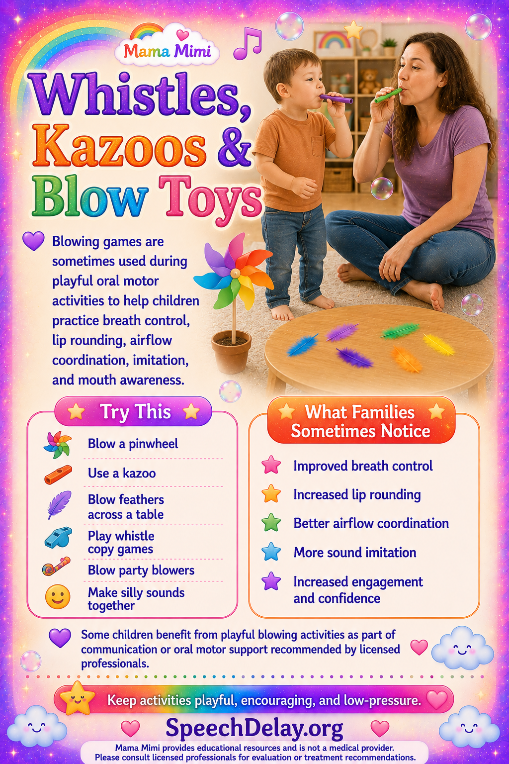 Preview of Whistles, Kazoos & Blow Toys